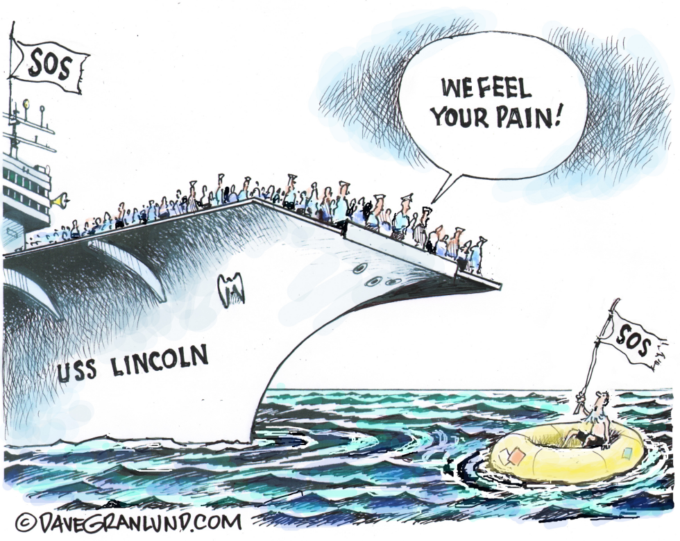 USS Lincoln SOS
