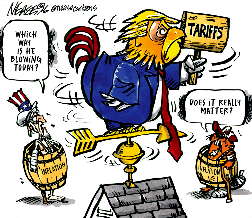 Trump Tariff Weather Vane Spins Over Inflation Concerns