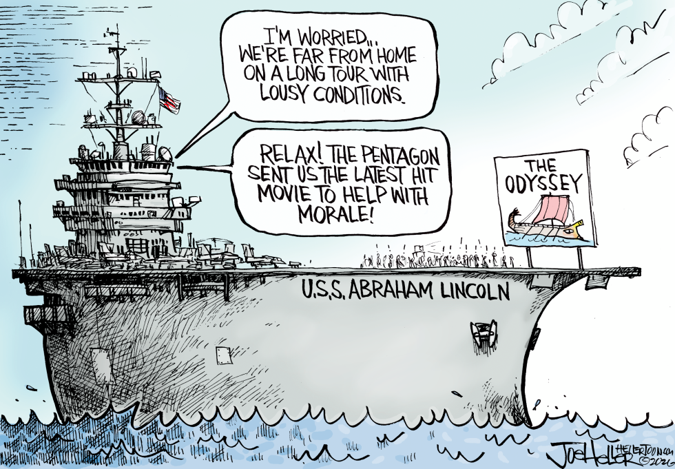 Pentagon Dispatches The Odyssey to Boost Morale on USS Abraham Lincoln