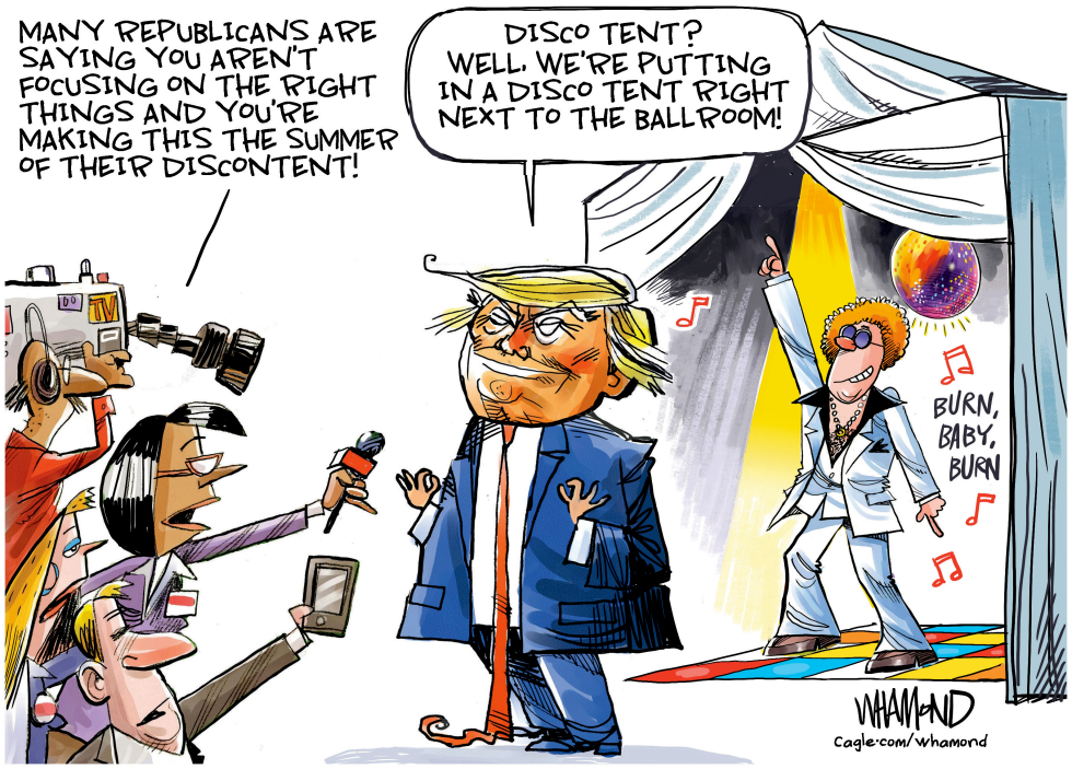 Trump Faces Republican Pushback Over Ballroom Disco Tent Plans