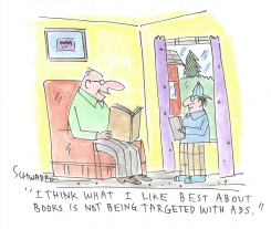 READER VALUES BOOKS WITHOUT ADS by Harley Schwadron