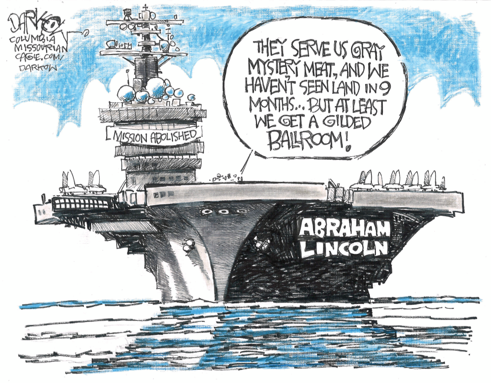 Abraham Lincoln Carrier Crew Voices Frustration Over Ballroom Addition