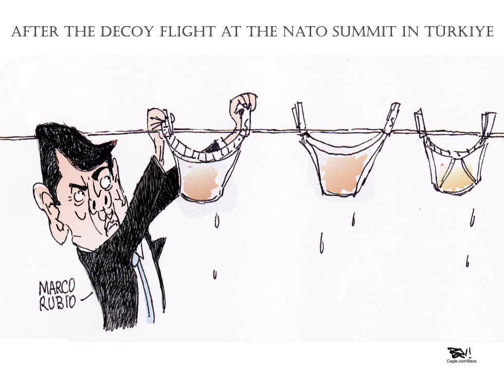 Rubio Confronts Decoy Flight Fallout at NATO Gathering