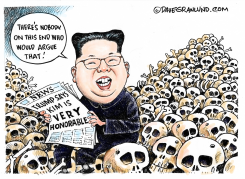 TRUMP AND KIM RELATIONSHIP by Dave Granlund