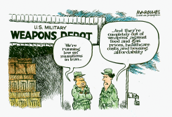 US MILITARY DEPOT LOW ON MUNITIONS by Jimmy Margulies