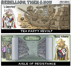 TEA PARTY REVOLT AND LIQUOR AISLE BOYCOTT by Graeme MacKay