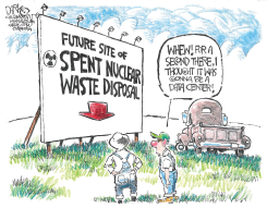 FARMERS RELIEVED NUCLEAR WASTE NOT DATA CENTER by John Darkow