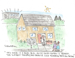 HOUSE DISCOUNTED NEAR NOISY AI CENTER by Harley Schwadron