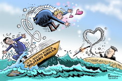 TRUMP AND SOUTH KOREA DRILLS by Paresh Nath