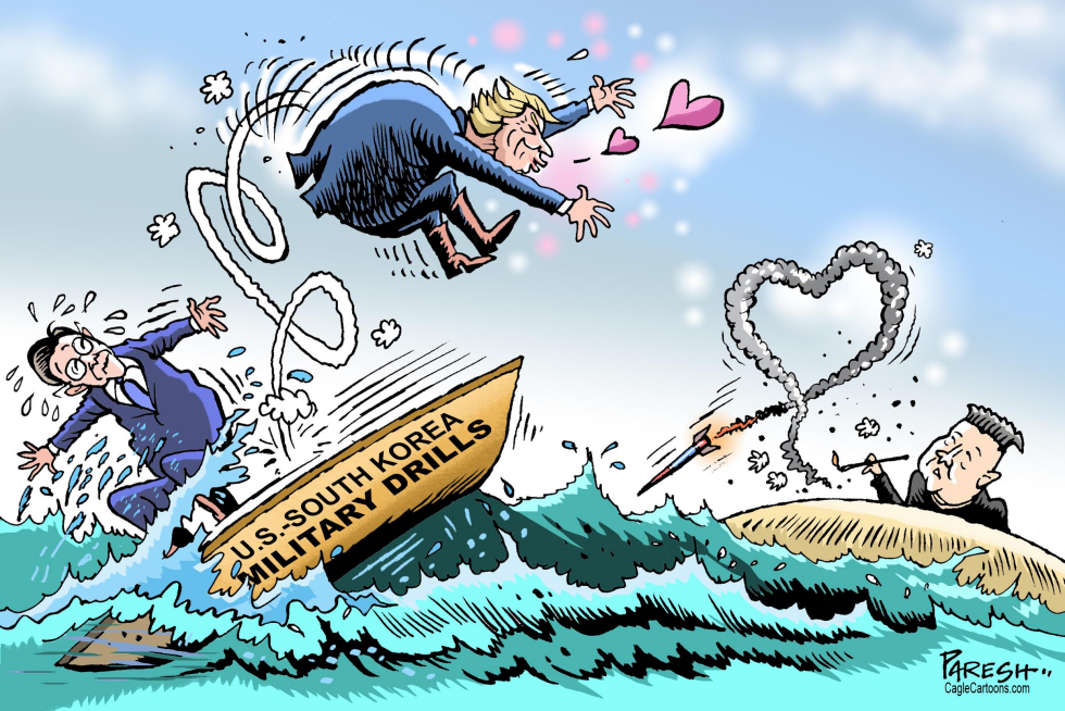 Trump and South Korea Drills