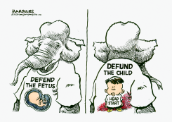 DEFEND THE FETUS DEFUND THE CHILD by Jimmy Margulies