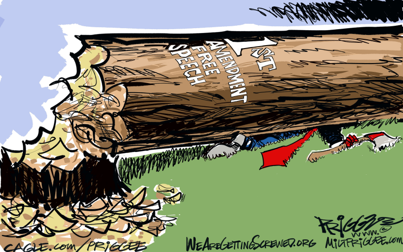 Donald Trump-The GREATEST lumberjack in the First Amendment Forest
