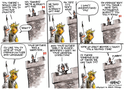 US KING INVITES CANADIAN KNIGHT TO JOIN by Dave Whamond
