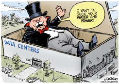 DRACULA DATA CENTER SUCKS WATER AND POWER by Paul Duginski