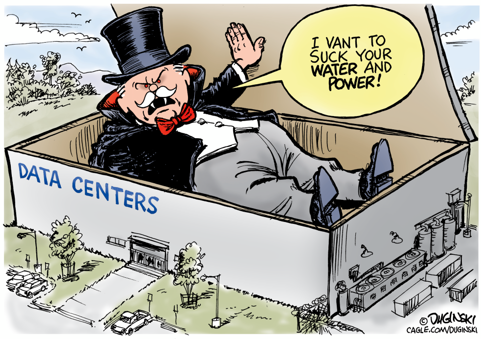 Dracula Data Center Sucks Water and Power