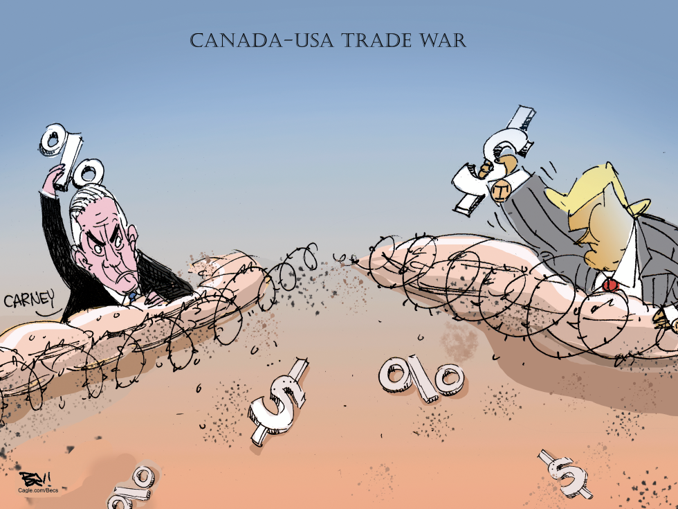 Carney and Trump Trade War Escalates With Tariff Clashes