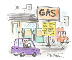 GAS STATION BIG SPENDER THANK YOU SIGN by Harley Schwadron