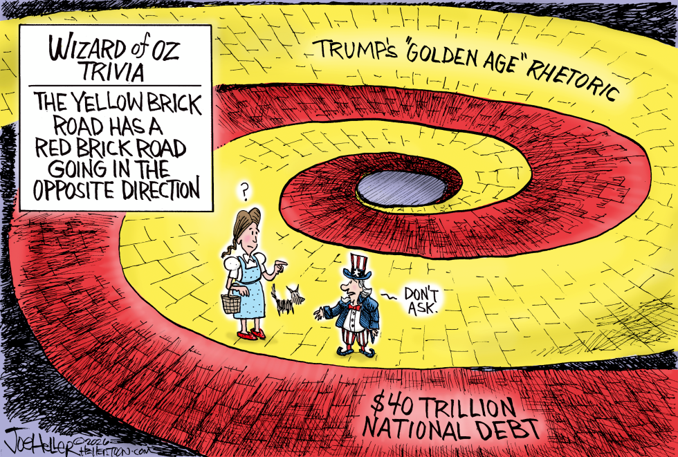 Trump Golden Age Rhetoric Meets Forty Trillion Dollar Debt