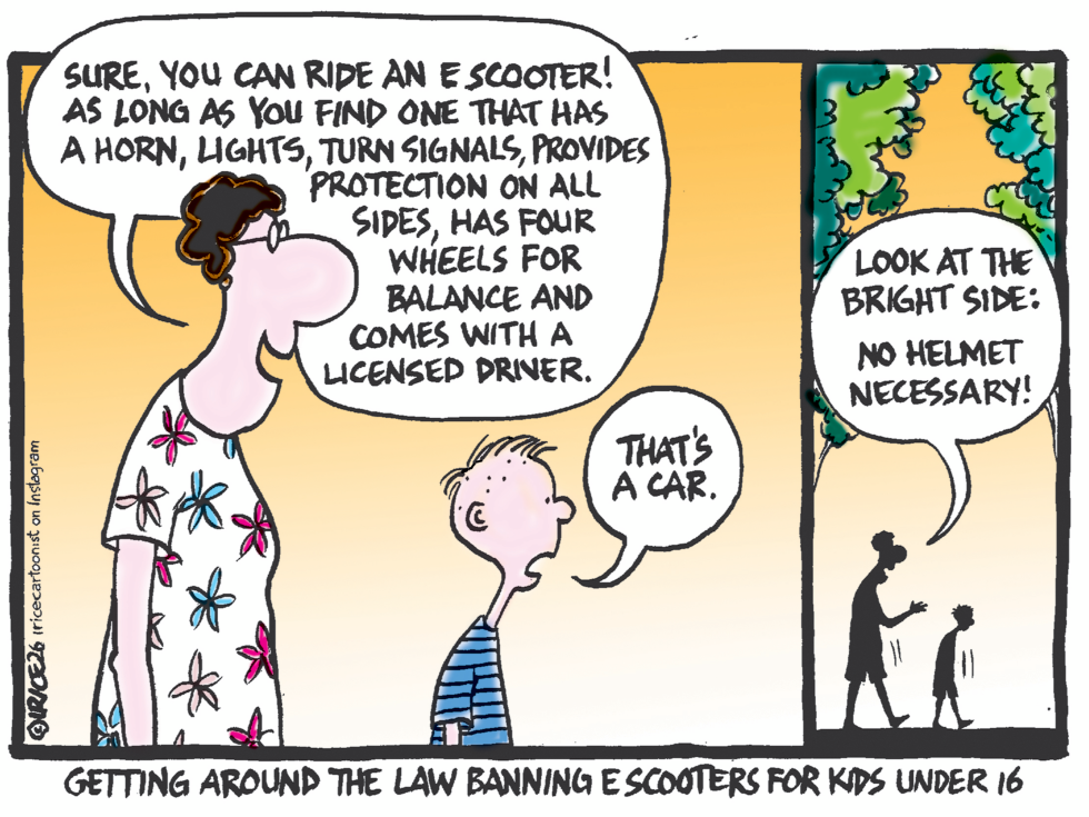 E-scooter rules create car loophole for kids under 16