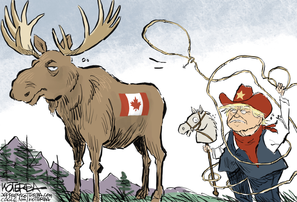 Trump Tries to Lasso Canada