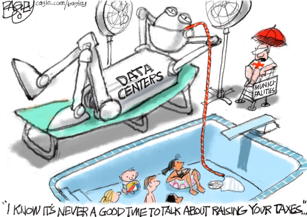 Data Centers Pull Municipal Resources Dry