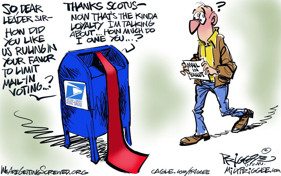 Voter Questions Loyalty After SCOTUS Mail-In Ballot Ruling