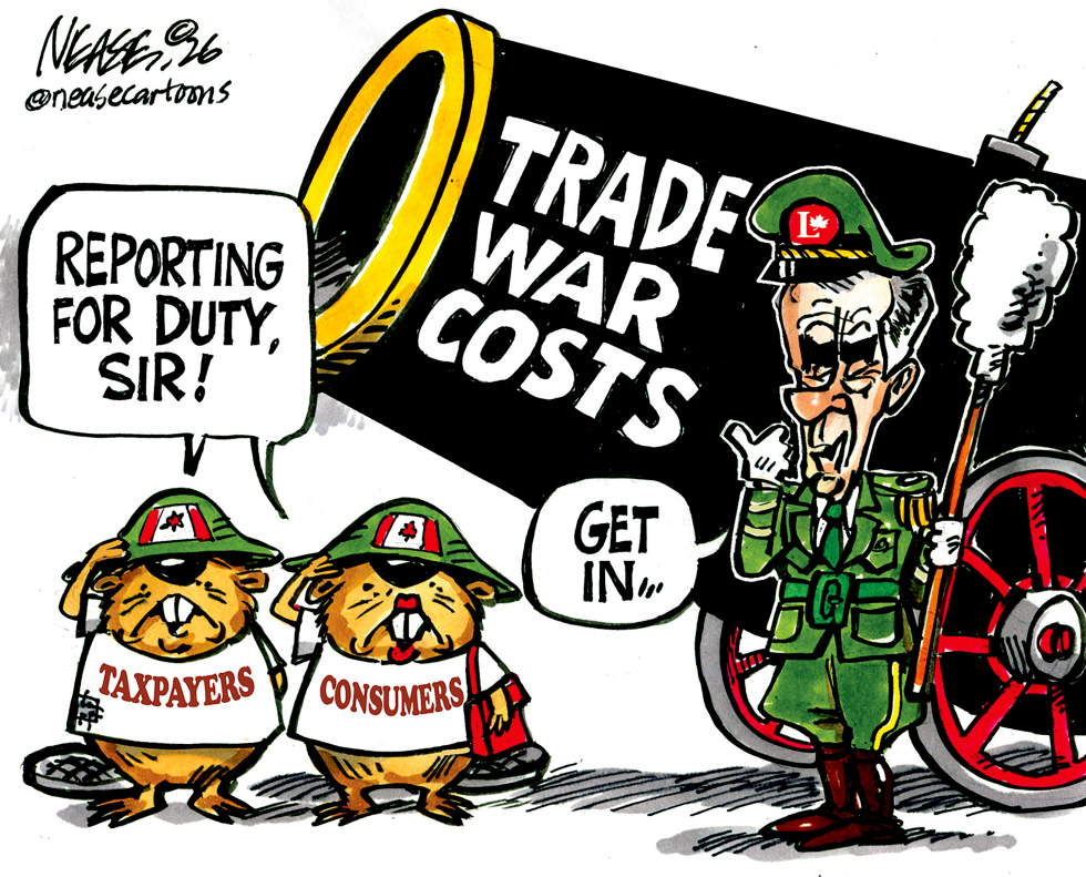Canadian Taxpayers and Consumers Called Up for Trade War Costs