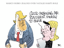MARCO RUBIO JEALOUS OVER NATALIE HARP by Becs