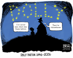 DOLLY PARTON RHINESTONE STARS MEMORIAL by Jonathan Brown