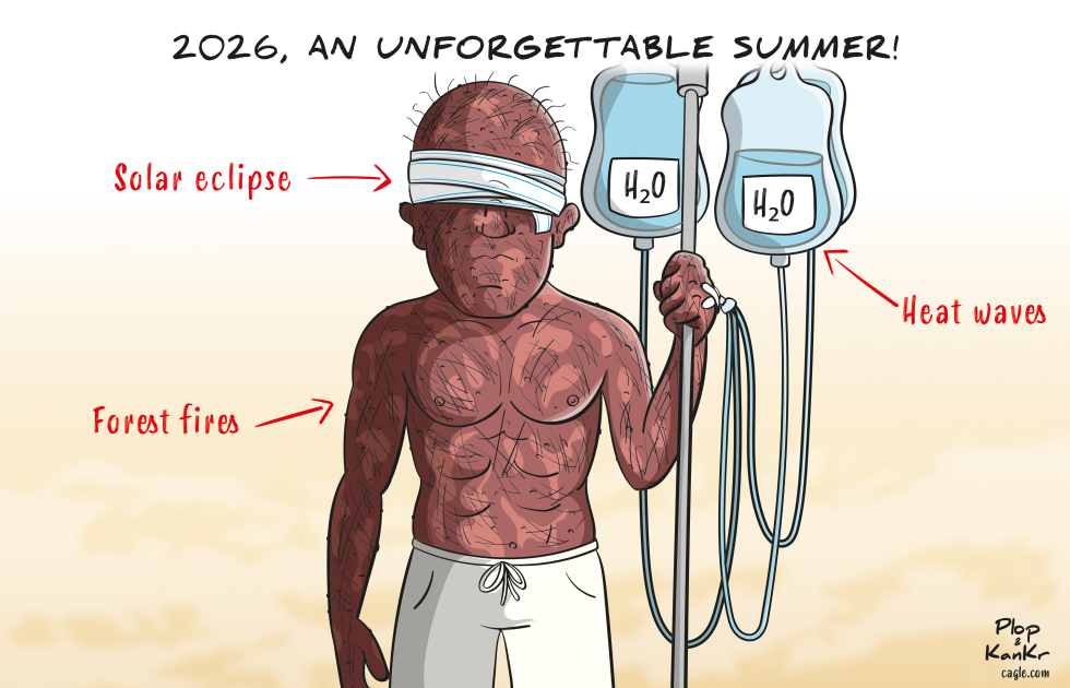 Summer Combines Eclipse Blindness With Heat and Fires