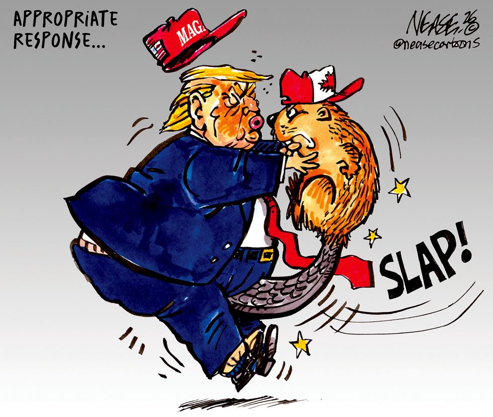 Canada Slaps Trump Back