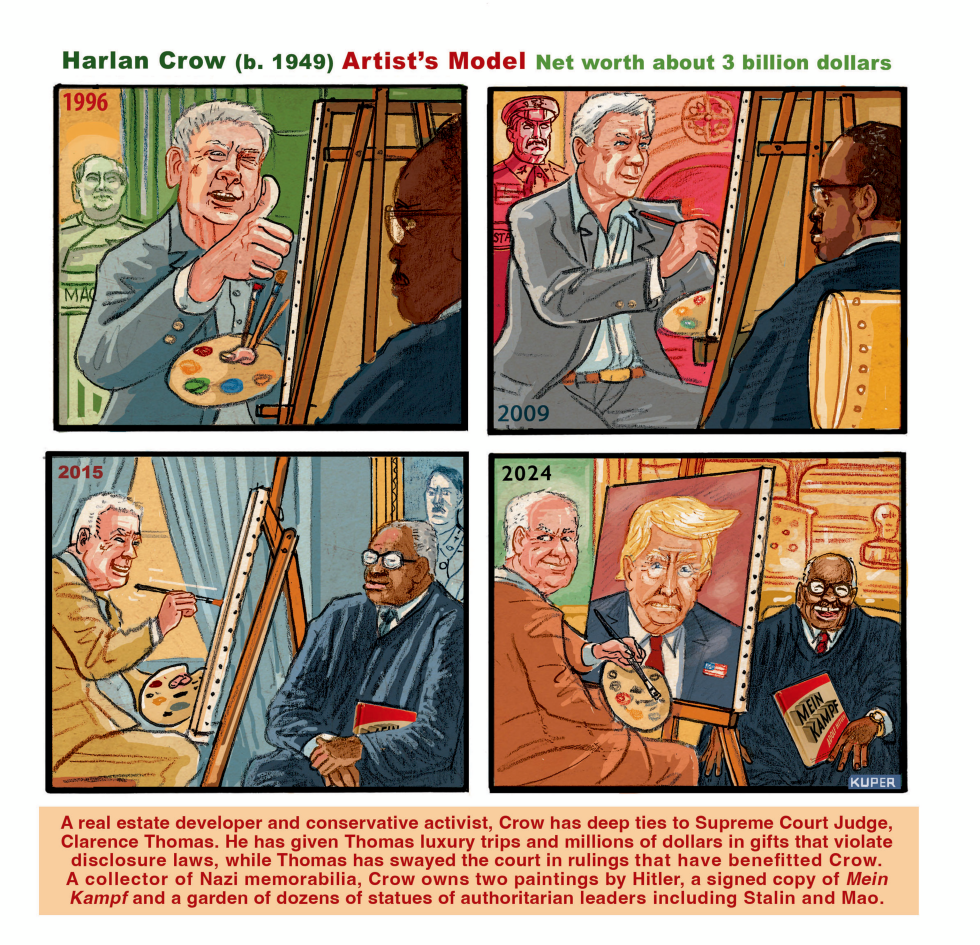 Harlan Crow's Influence on Clarence Thomas and Ties to Trump