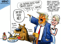 TRUMP TARIFF THREATS TO CANADA by Dave Whamond