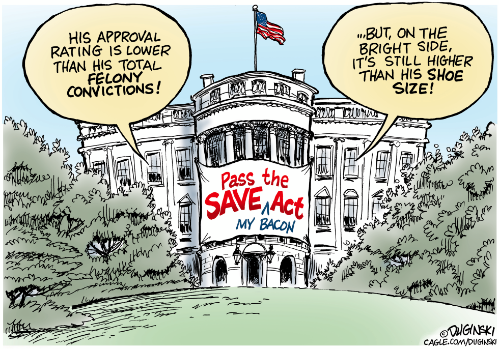 Trump's slumping approval rating