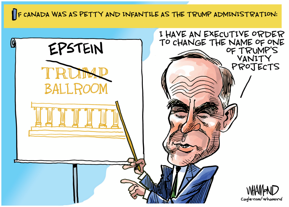 Trudeau Mocks Trump With Epstein-to-Ballroom Executive Order Gag
