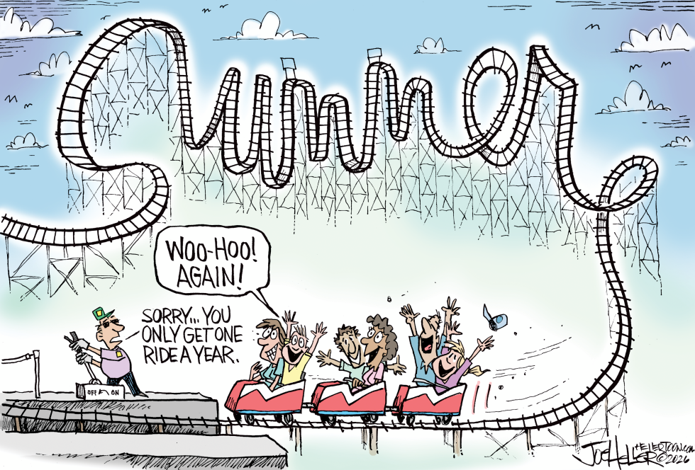Summer Roller Coaster Offers Riders Just One Turn