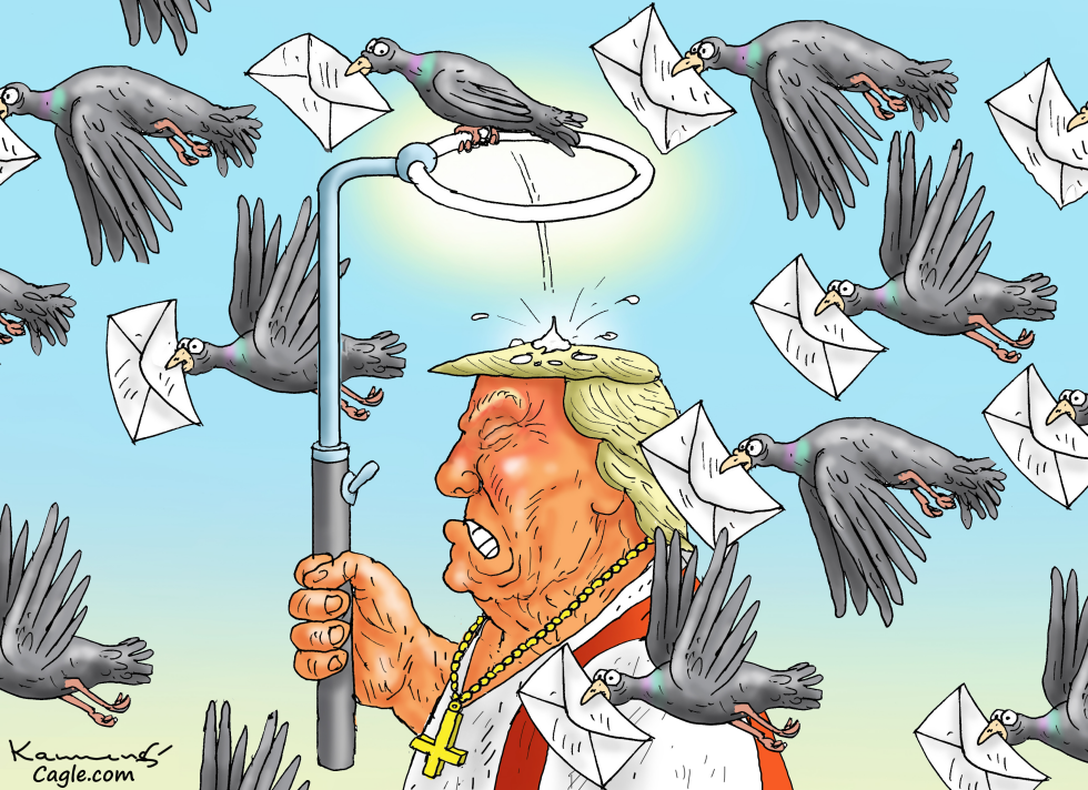 Trump Faces Barrage of Mail Pigeons in Latest Political Skirmish