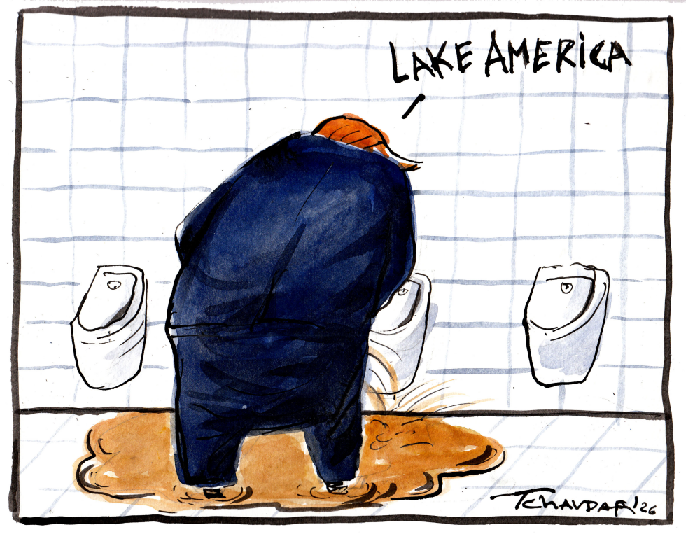 Trump's Restroom Episode Forms Lake America