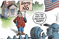 CANADA STANDS ITS GROUND by Patrick Chappatte