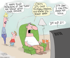 DAD IGNORES FAMILY FOR FOOTBALL by Gary McCoy