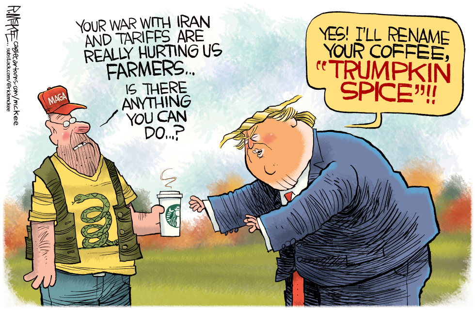 Trump Proposes Renaming Coffee to Trumpkin Spice Amid Farmer Complaints