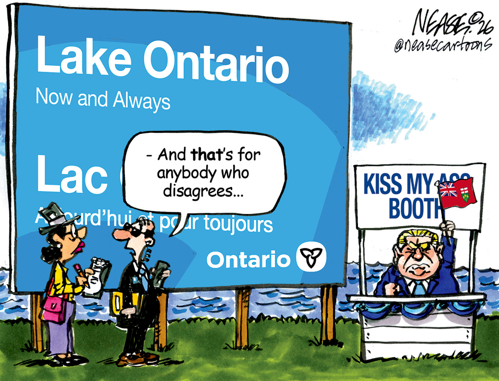Doug Ford Protests Bilingual Lake Ontario Sign Change