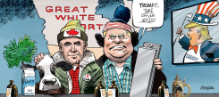 TRUMP TARIFFS CONFRONT CANADIAN LEADERS by Patrick Corrigan