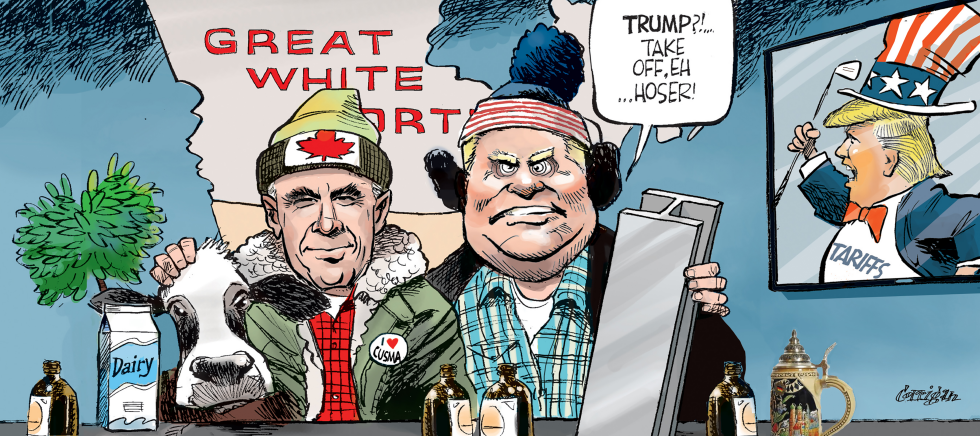 Trump Tariffs Target Canadian Dairy Sector