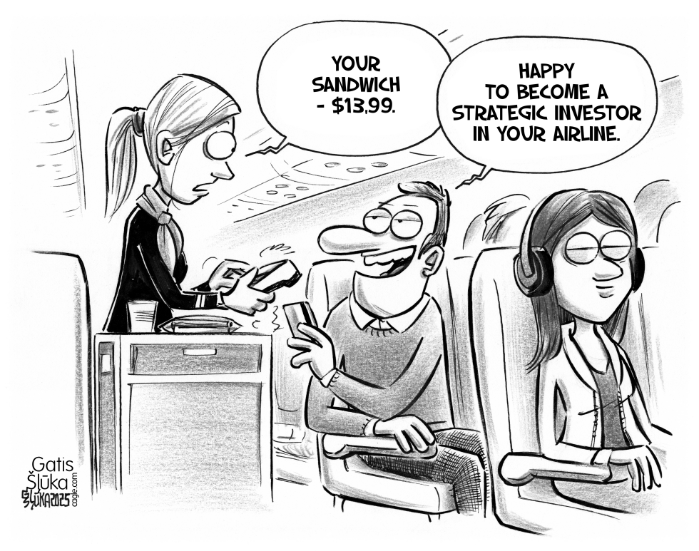 Passenger Offers Airline Investment for Sandwich