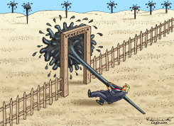 TRUMP HIT BY VENEZUELA OIL GUSHER by Marian Kamensky