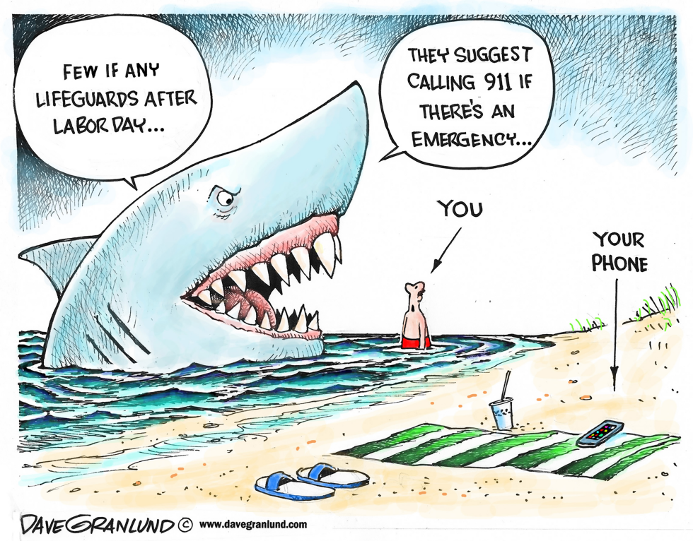 fewer Lifeguards after Labor Day