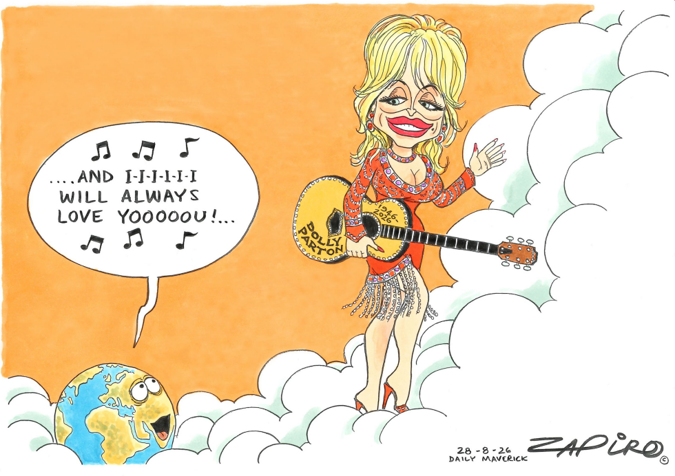 Dolly Parton Delivers Earthly Farewell in Zapiro Tribute