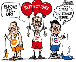 BY-ELECTIONS LIFT LIBERALS DEFLATE CONSERVATIVES by Steve Nease
