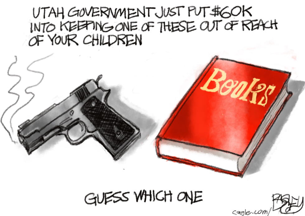 Utah Allocates Funds to Restrict Books While Guns Remain Accessible